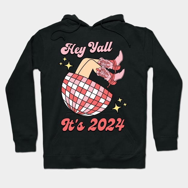 Hey Yall It's 2024 Hoodie by MZeeDesigns